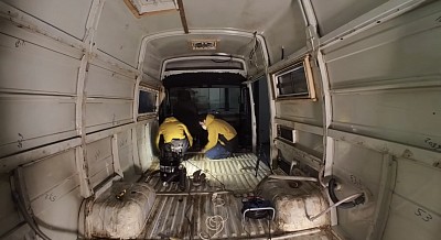 Alle prese con la coibentazione del van